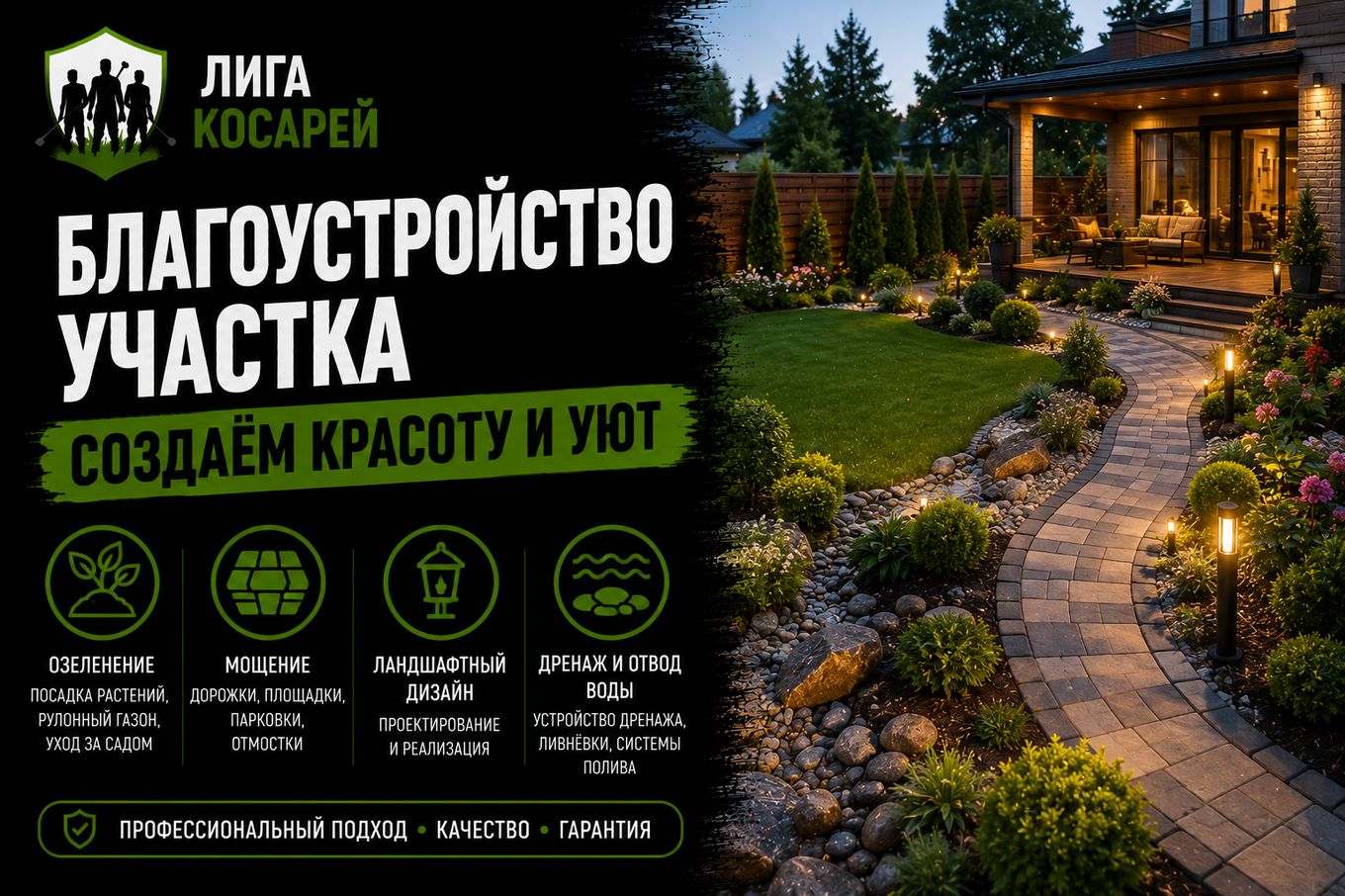 Благоустройство участка — Лига косарей, Краснодар и край