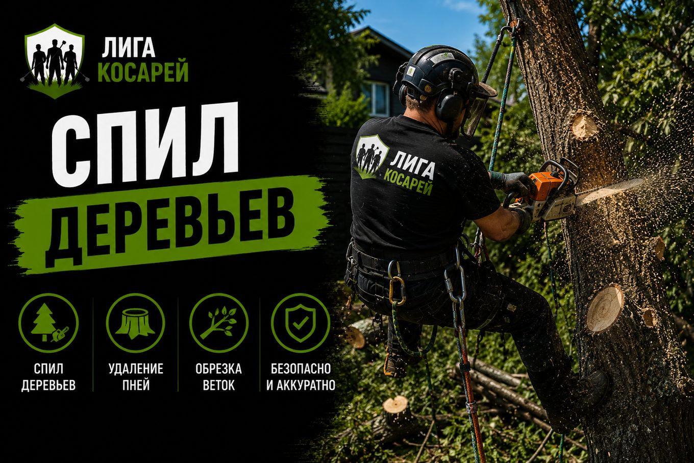 Спил деревьев — Лига косарей, Краснодар и край